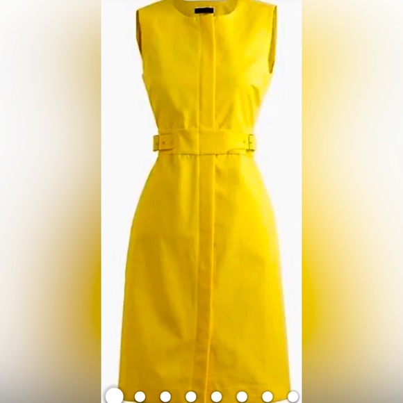J. Crew Dresses & Skirts - J Crew yellow Dress Petite 6.